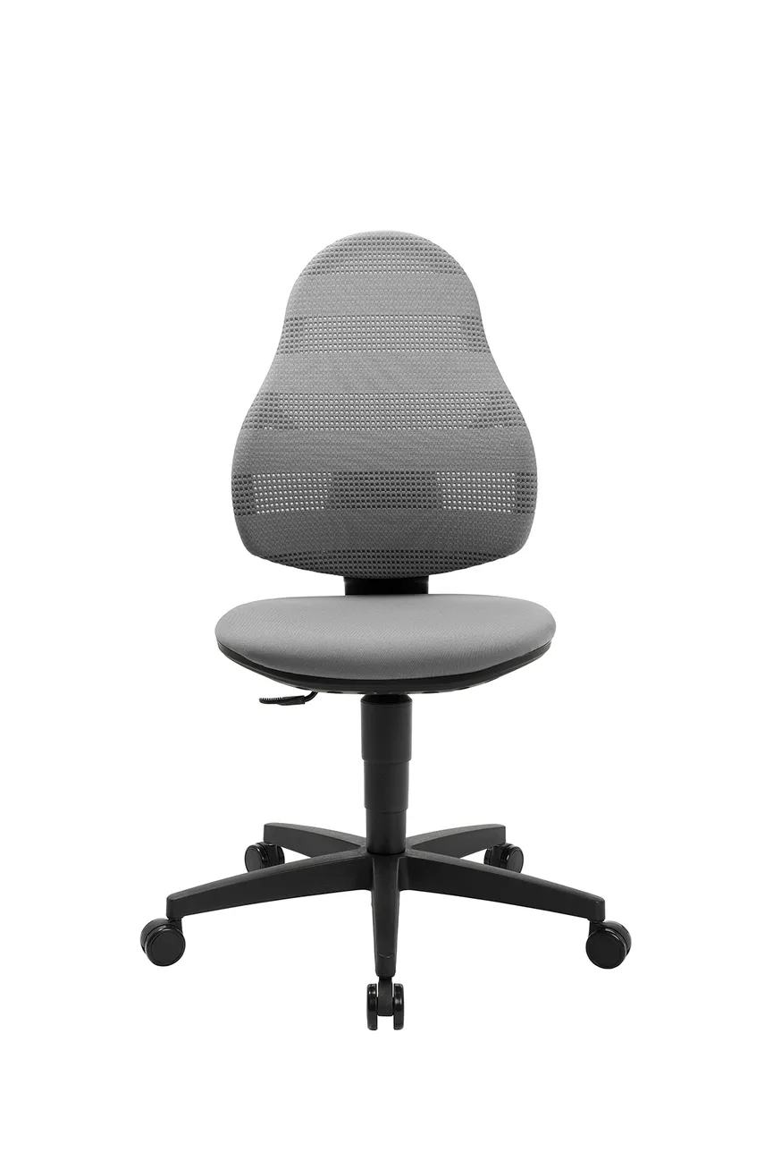 Drehstuhl grau detail