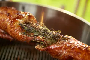 Grill-Drehspieß