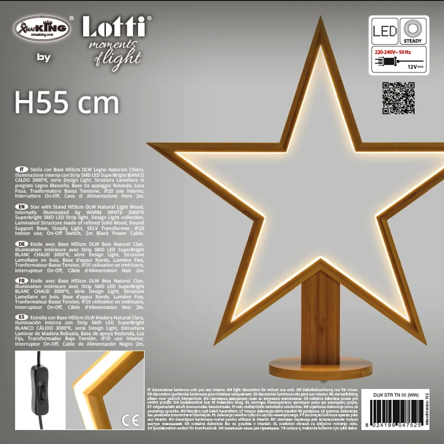 Dekoleuchte "Stern" detail