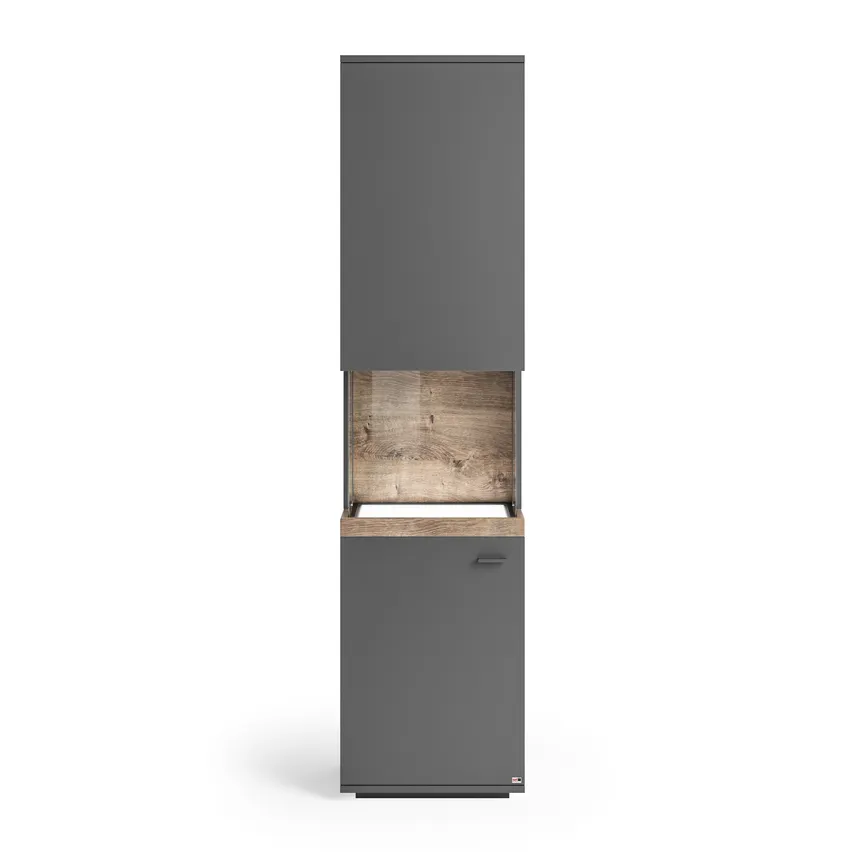 Vitrine 1-trg. links, milieu