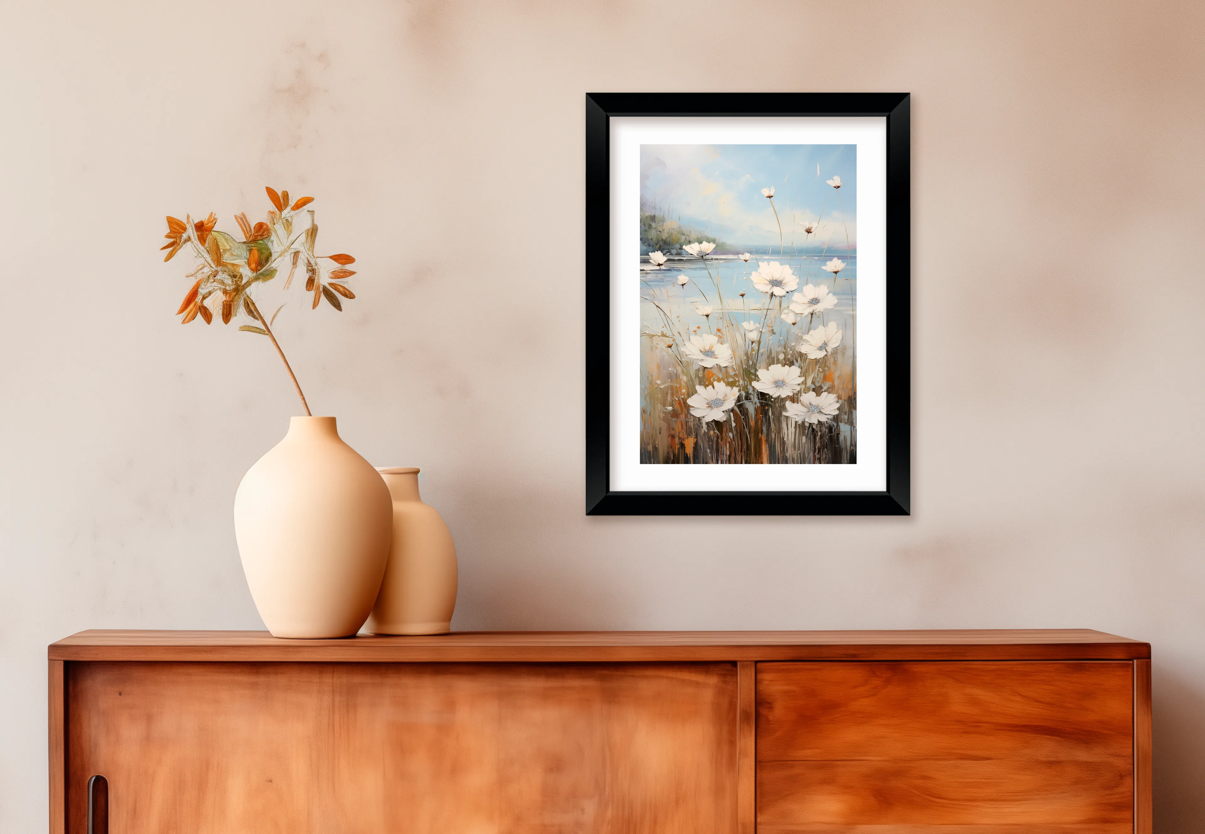 Wandbild 30 x 40 cm Floral Landscape II 
