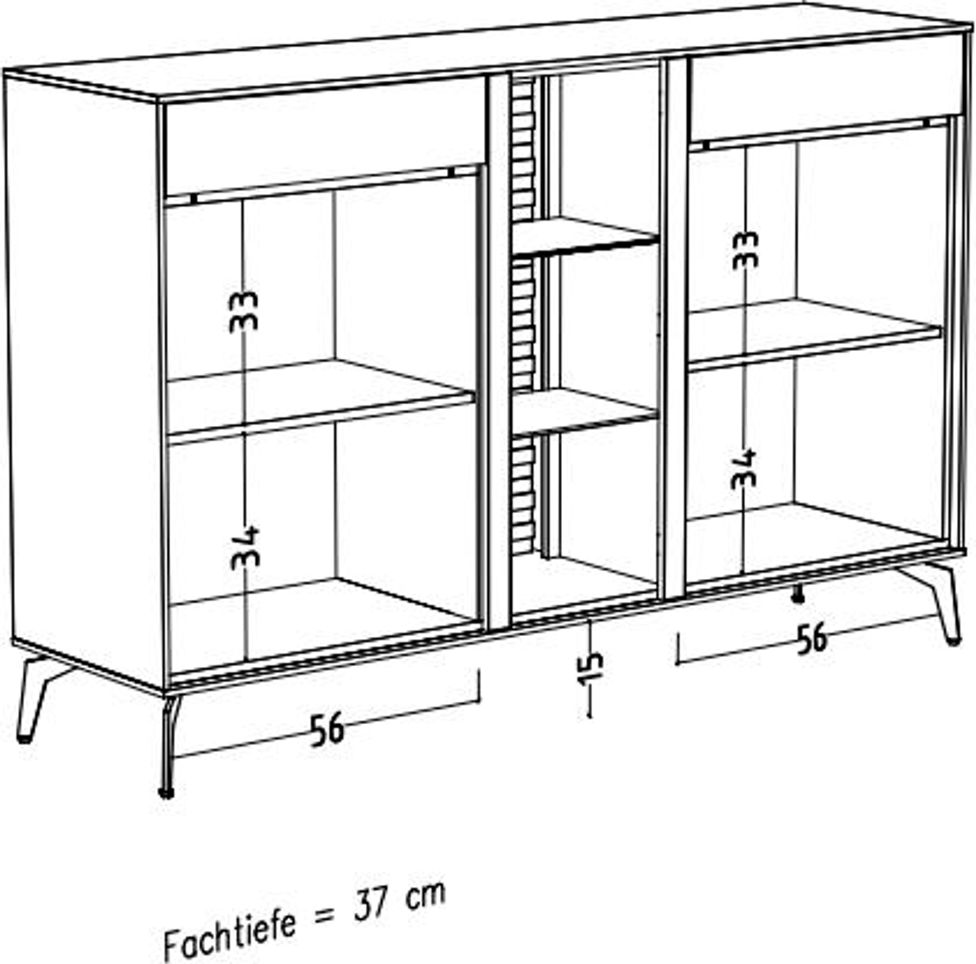 Sideboard 159cm detail