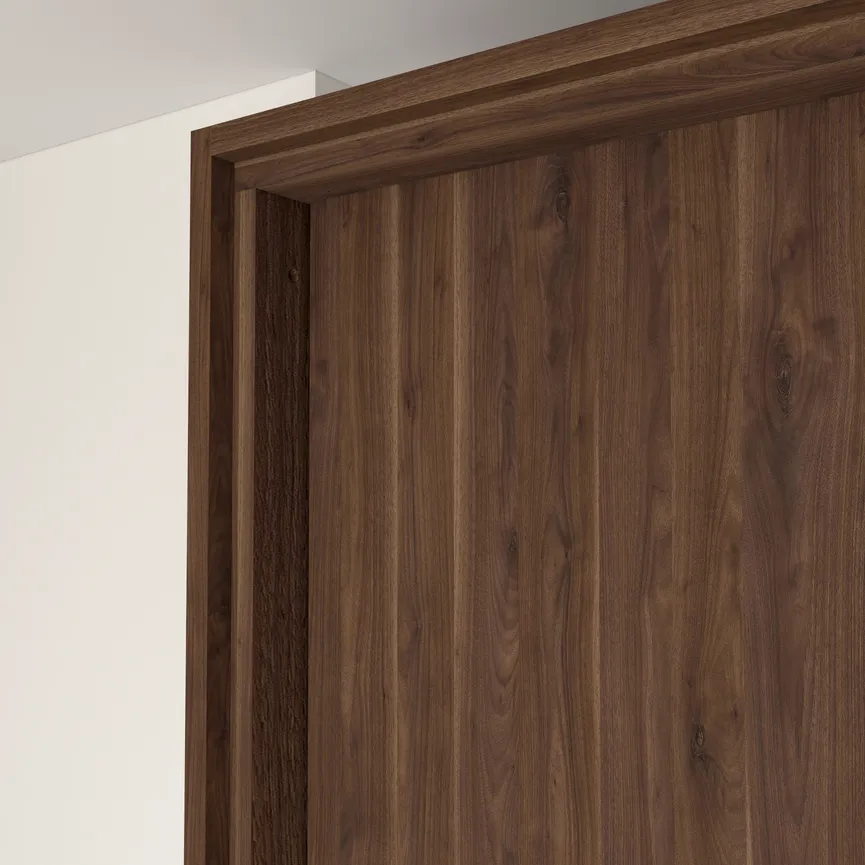 Schwebe-/Drehtürenschrank detail
