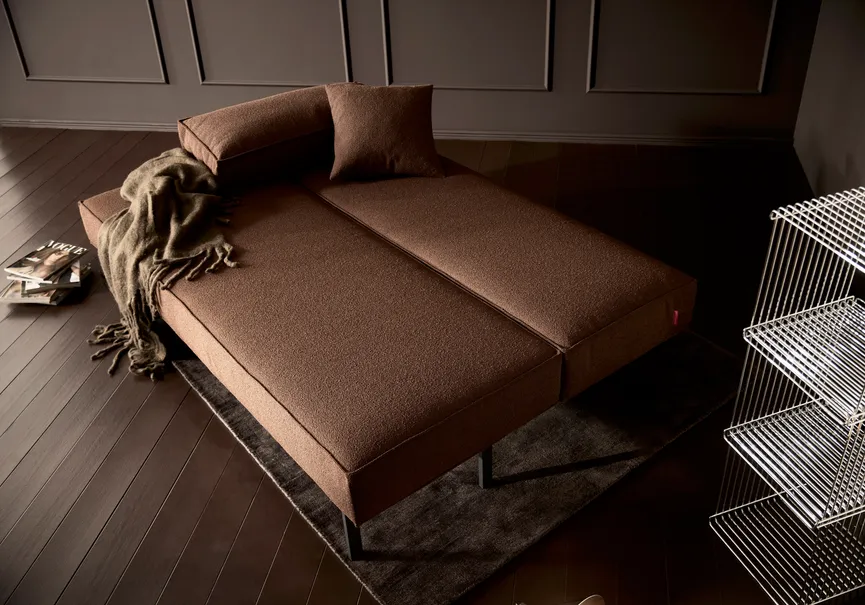 Klappsofa Metall schwarz detail