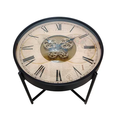 Beistelltisch mit Uhr
