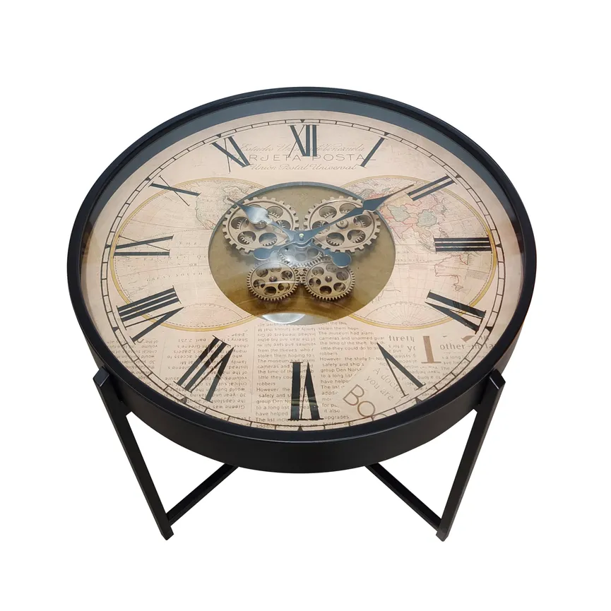 Beistelltisch mit Uhr hauptaufnahme