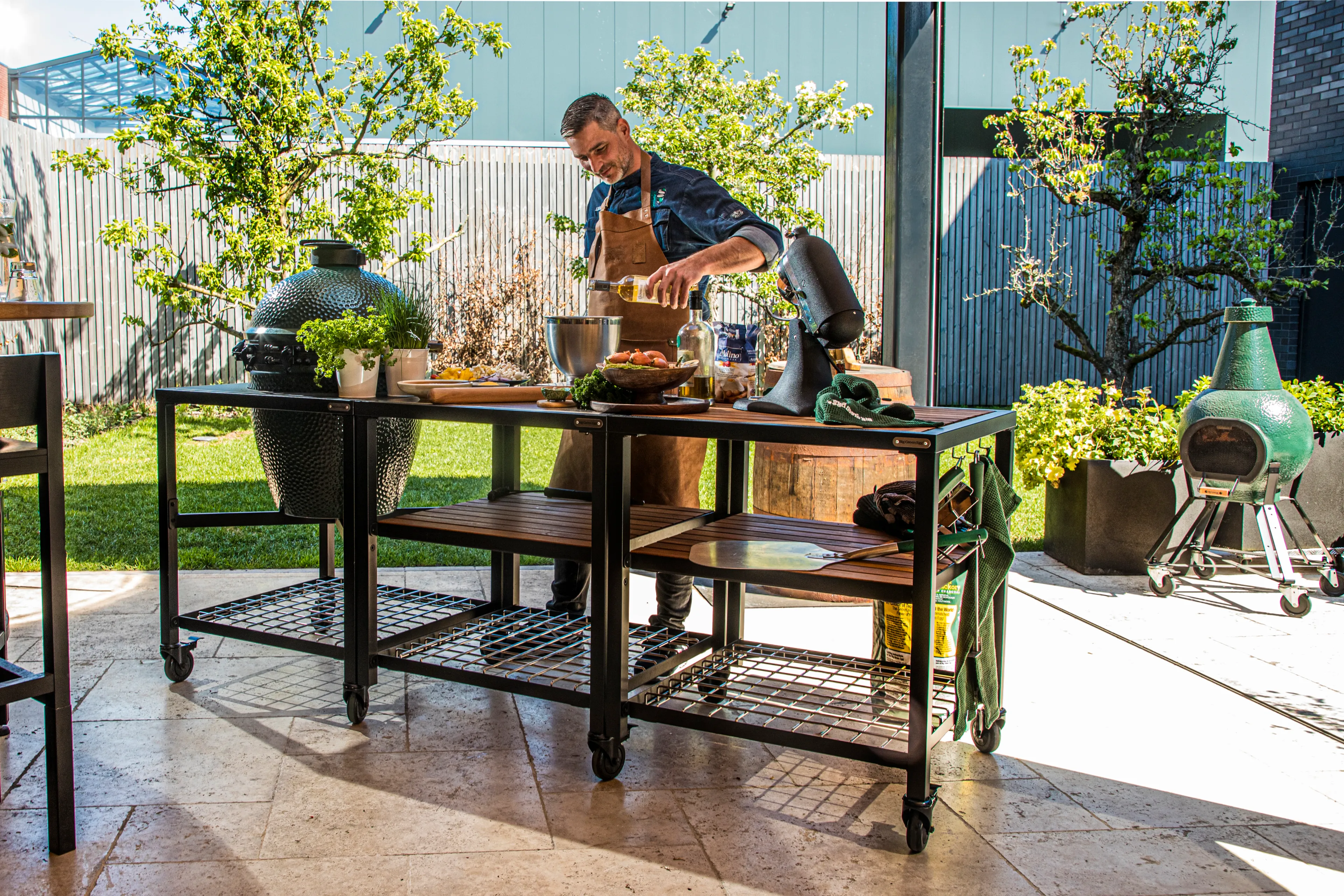 Outdoorküchen-Modul Set Large 14 tlg. 