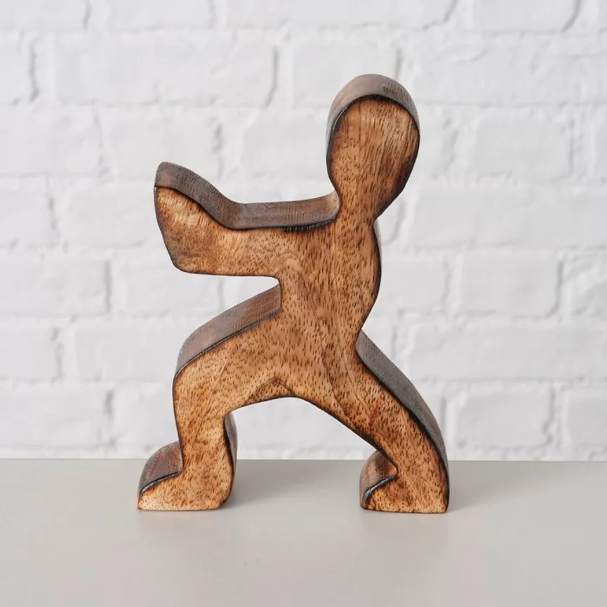 Figur "Stoppy" Männchen braun detail