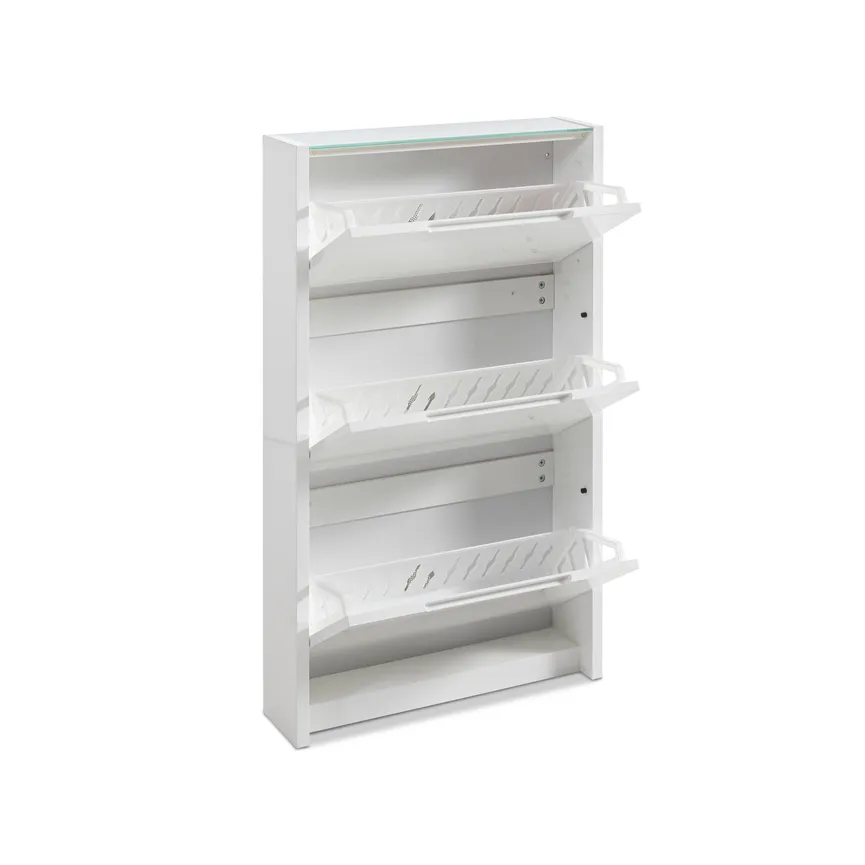 3-Klappen-Schuhschrank detail