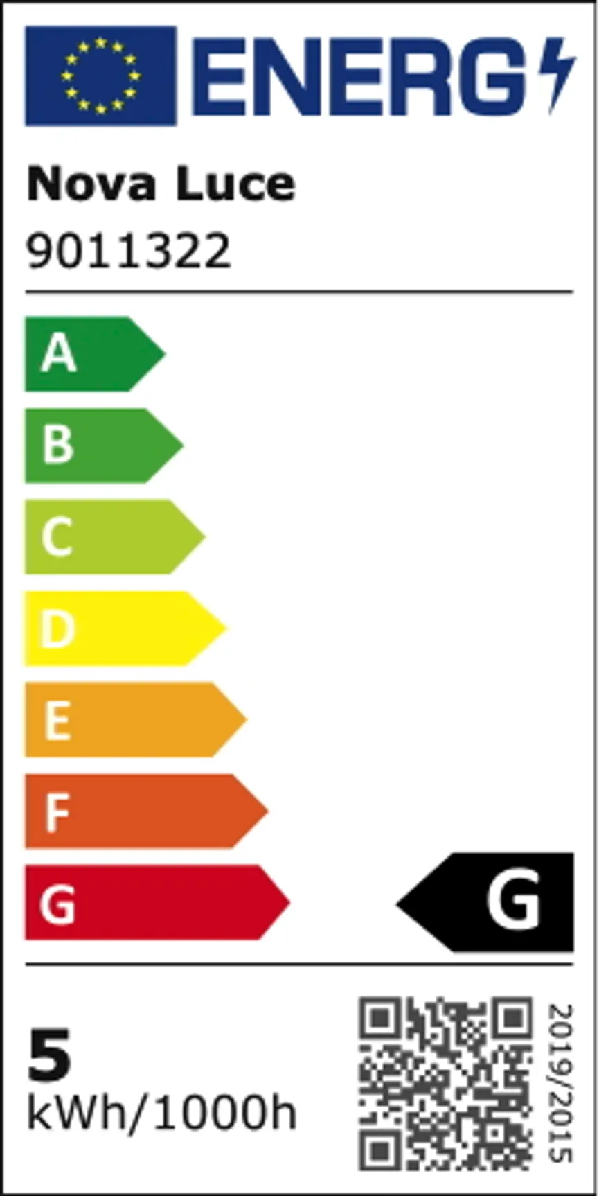 Tischleuchte "Karpos" energielabel