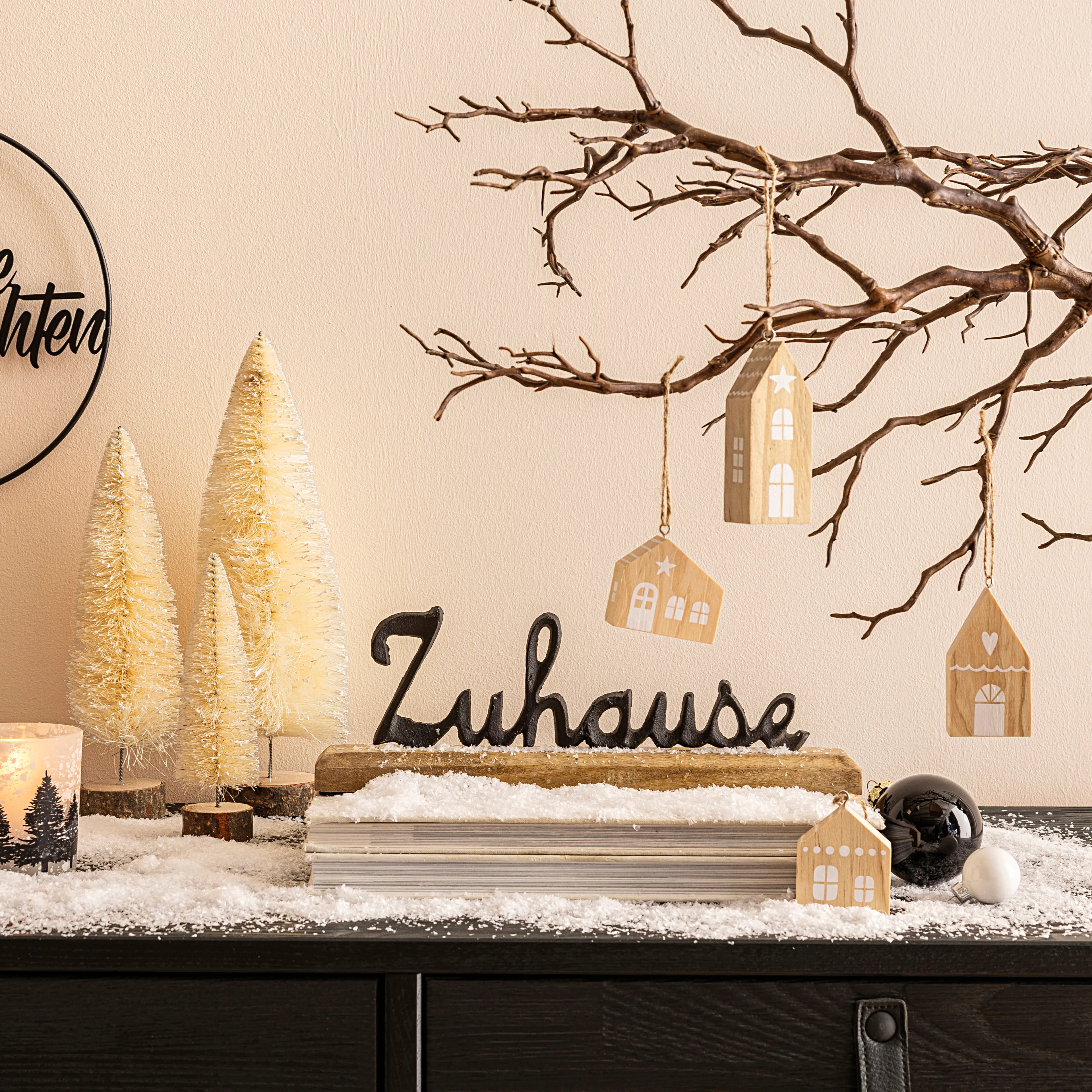 Deko-Objekt Schriftzug - Zuhause 30 cm