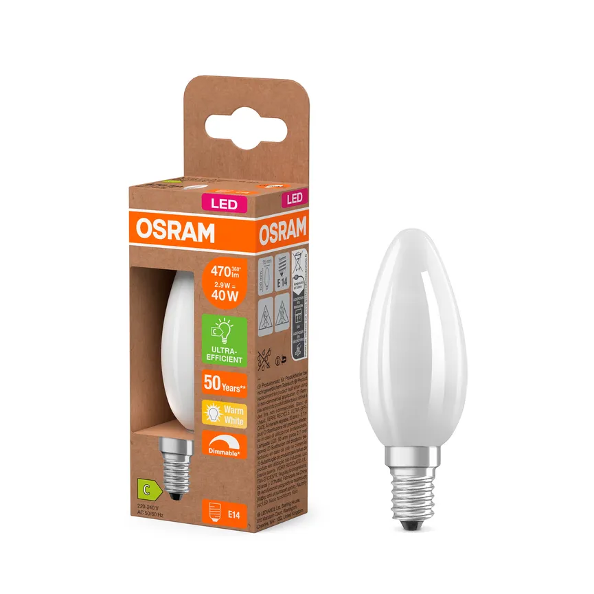 E14/2,9W LED Kerze DIM hauptaufnahme