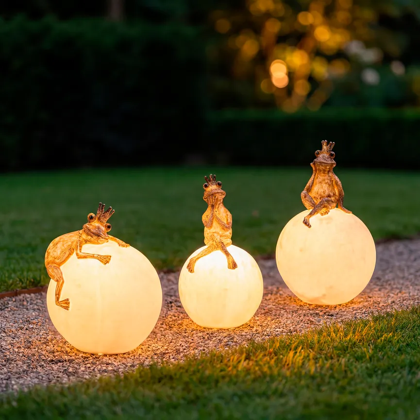 Bodenleuchte "Frosch" milieu