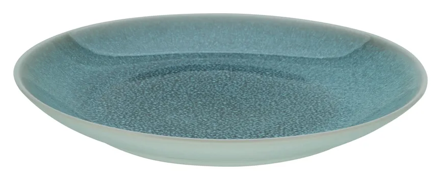 Speiseteller "Caldera" eisblau detail