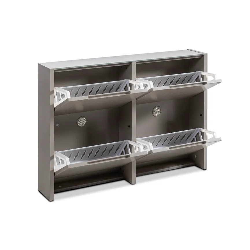 2x2 Klappen-Schuhschrank detail