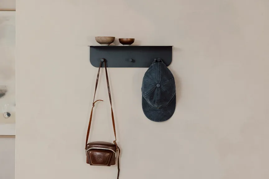Wandgarderobe detail
