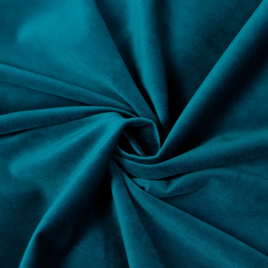Dekoschal Samtoptik petrol material_farbe