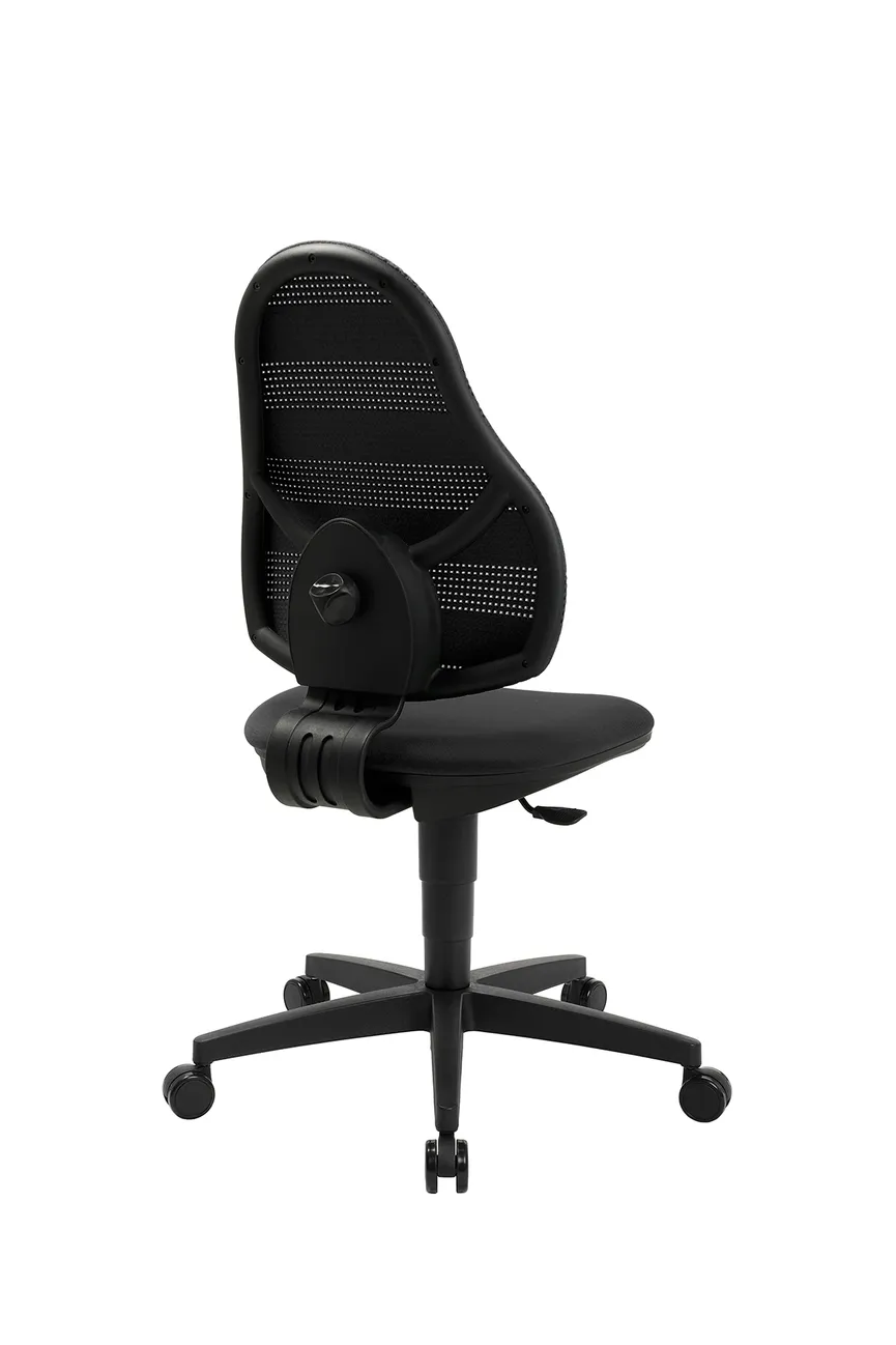 Drehstuhl schwarz detail