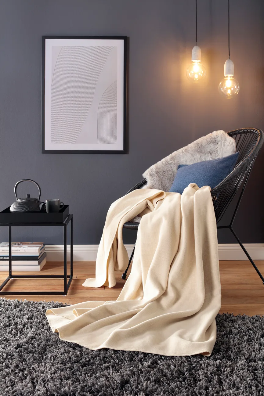 Decke Cotton Comfort Pearl milieu