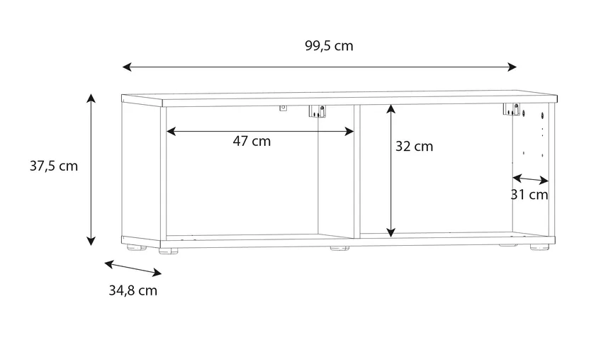 TV-Lowboard detail