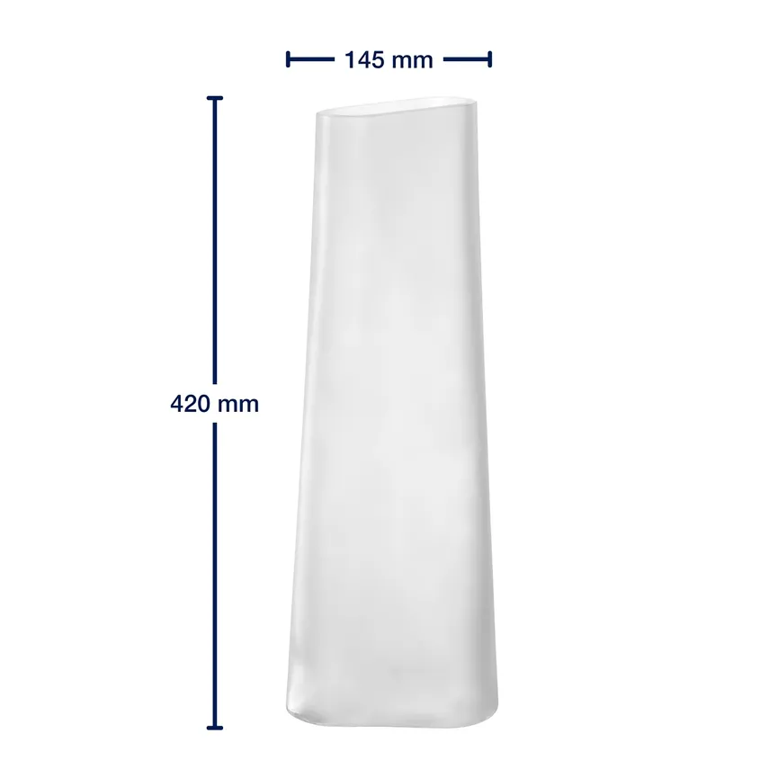 Vase "Turno" M weiß detail