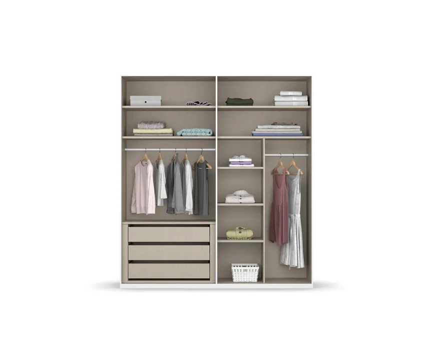 Drehtürenschrank 4-trg. detail