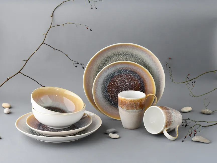 Frühstücksteller "Caldera" milieu