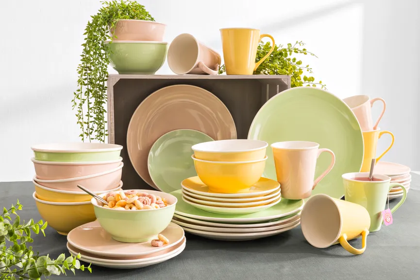 Suppenteller "Basic" hellpink milieu