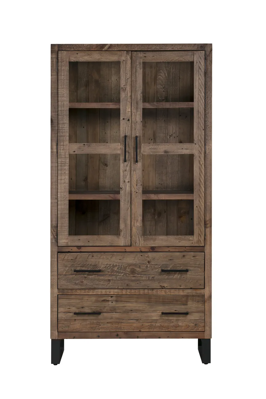 Glasvitrine 2-türig detail