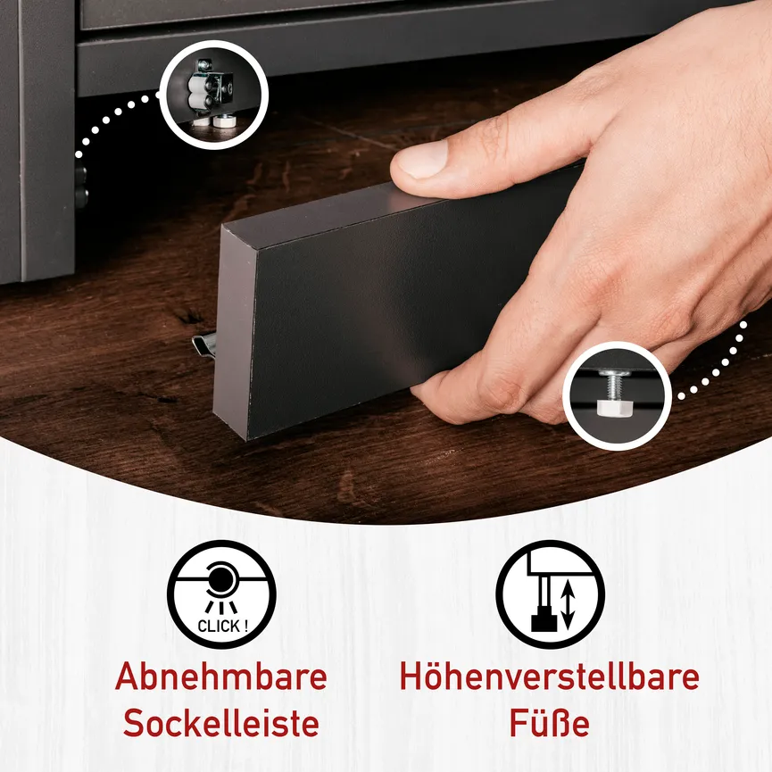 Haushaltsschrank detail