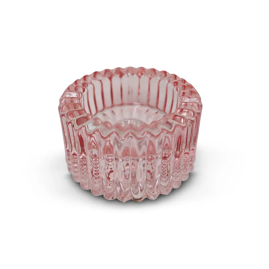 Teelichthalter rosa hauptaufnahme