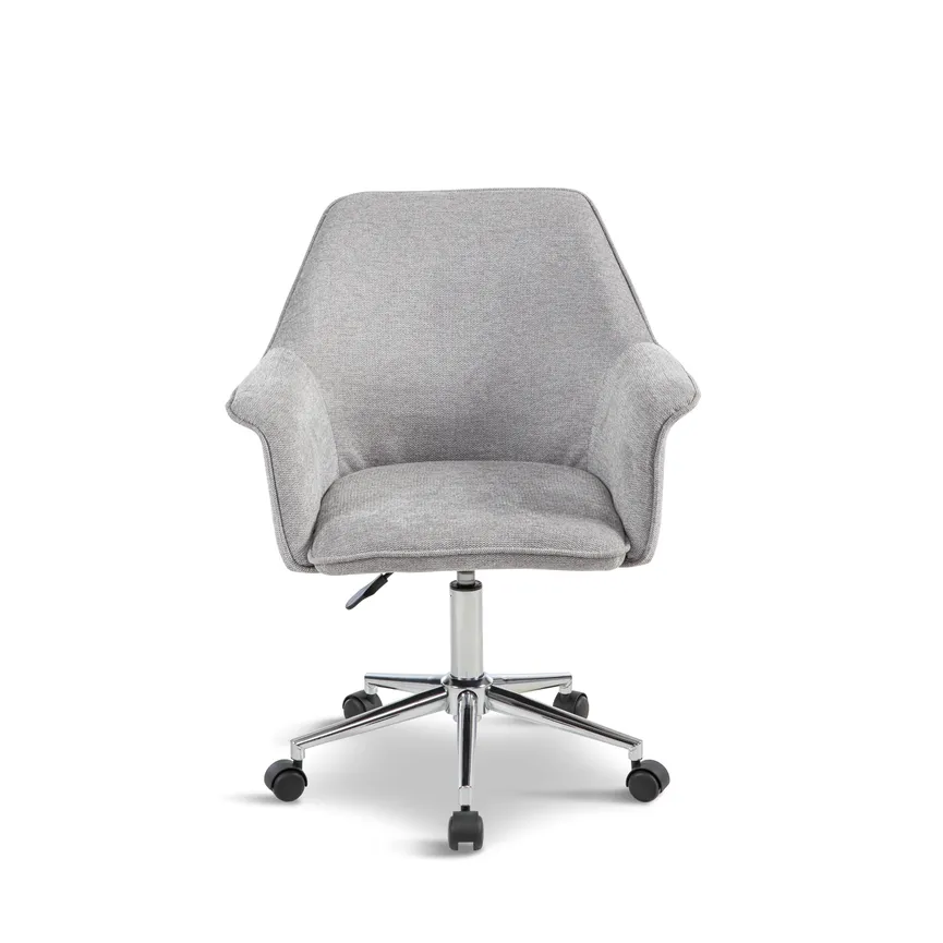 Drehstuhl hellgrau detail