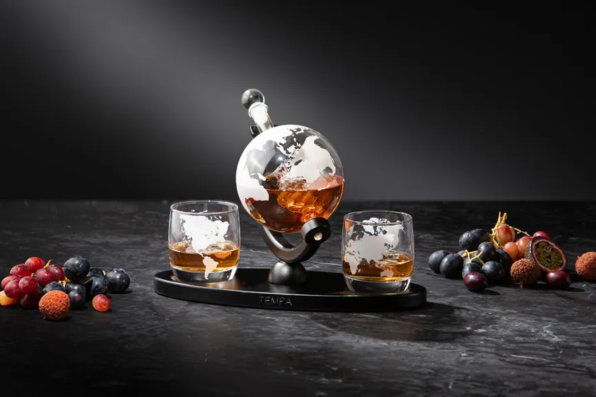 Whiskey-Set "Preston" Globus milieu