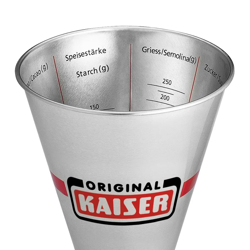 Messbecher Metall 0,5 Liter detail