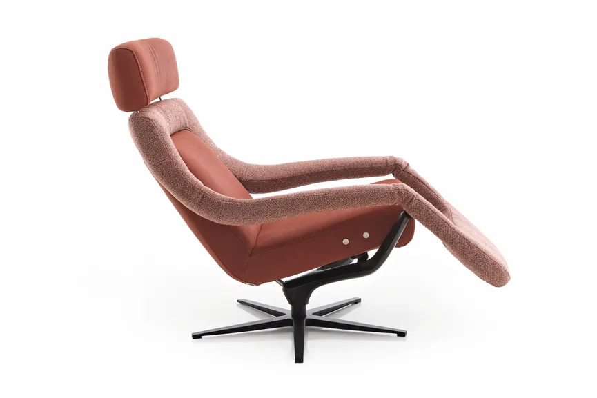 Sessel Yoko-3 DK schwarz detail