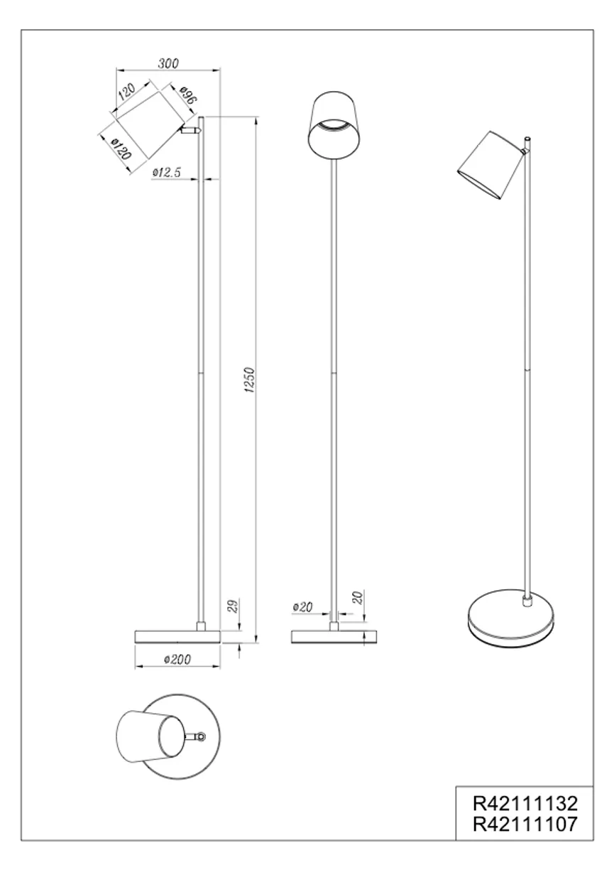 Stehleuchte "Blake" detail