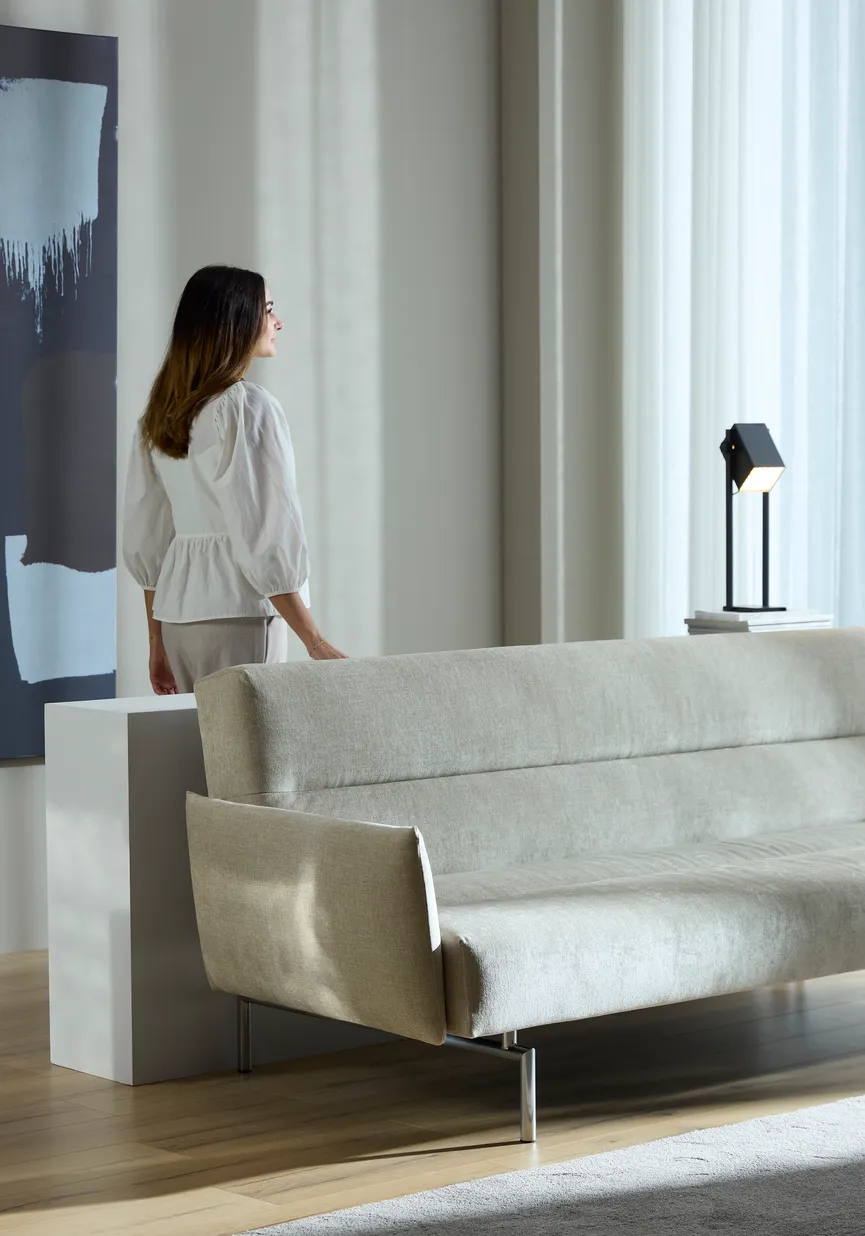 Schlafsofa mit Armlehnen detail