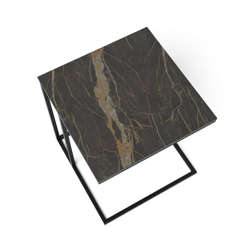 Beistelltisch Cube Marmor detail
