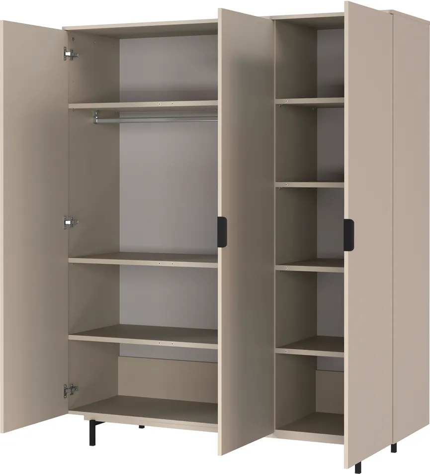 Kleiderschrank 3-trg. detail