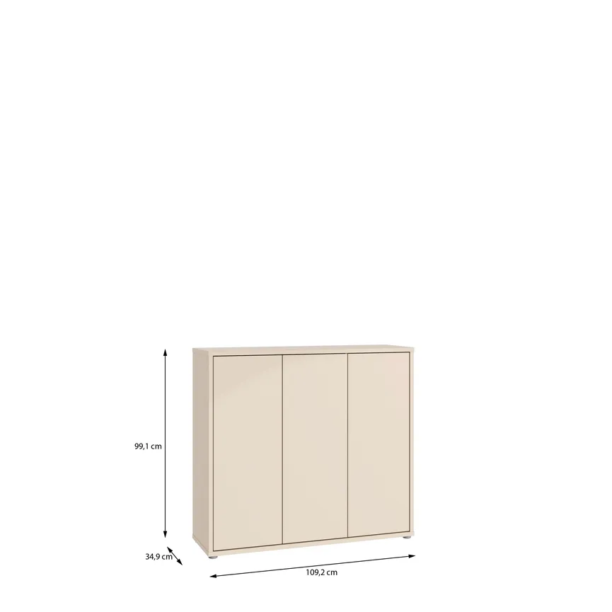 Schuhschrank 3T detail
