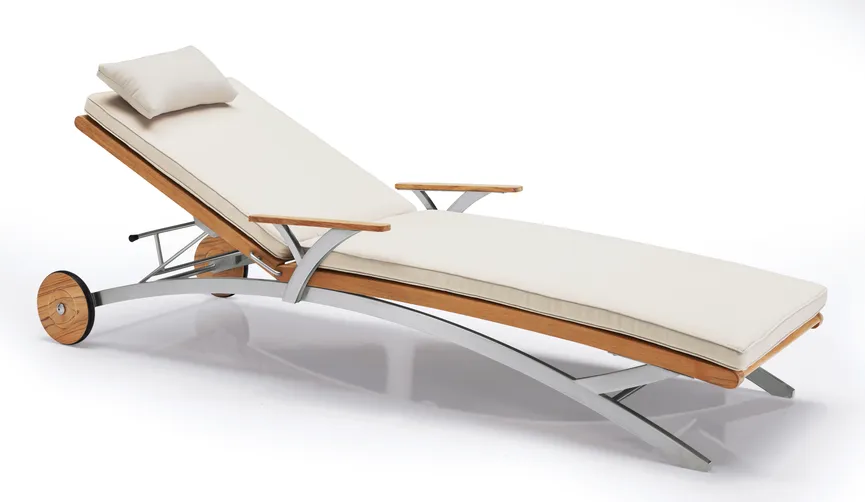 ** Roll-Liege Auflage natur hauptaufnahme