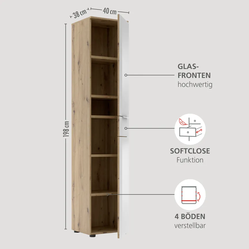 Büroschrank detail