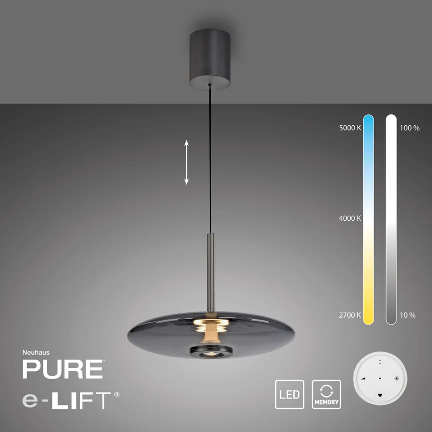 Pendelleuchte "PURE-E-Vitrum detail