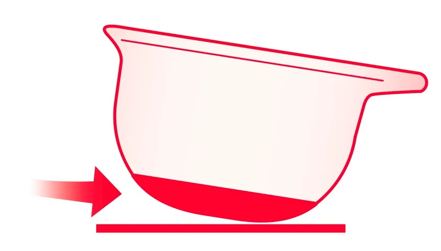 Rührschüssel 1,4 L pink detail