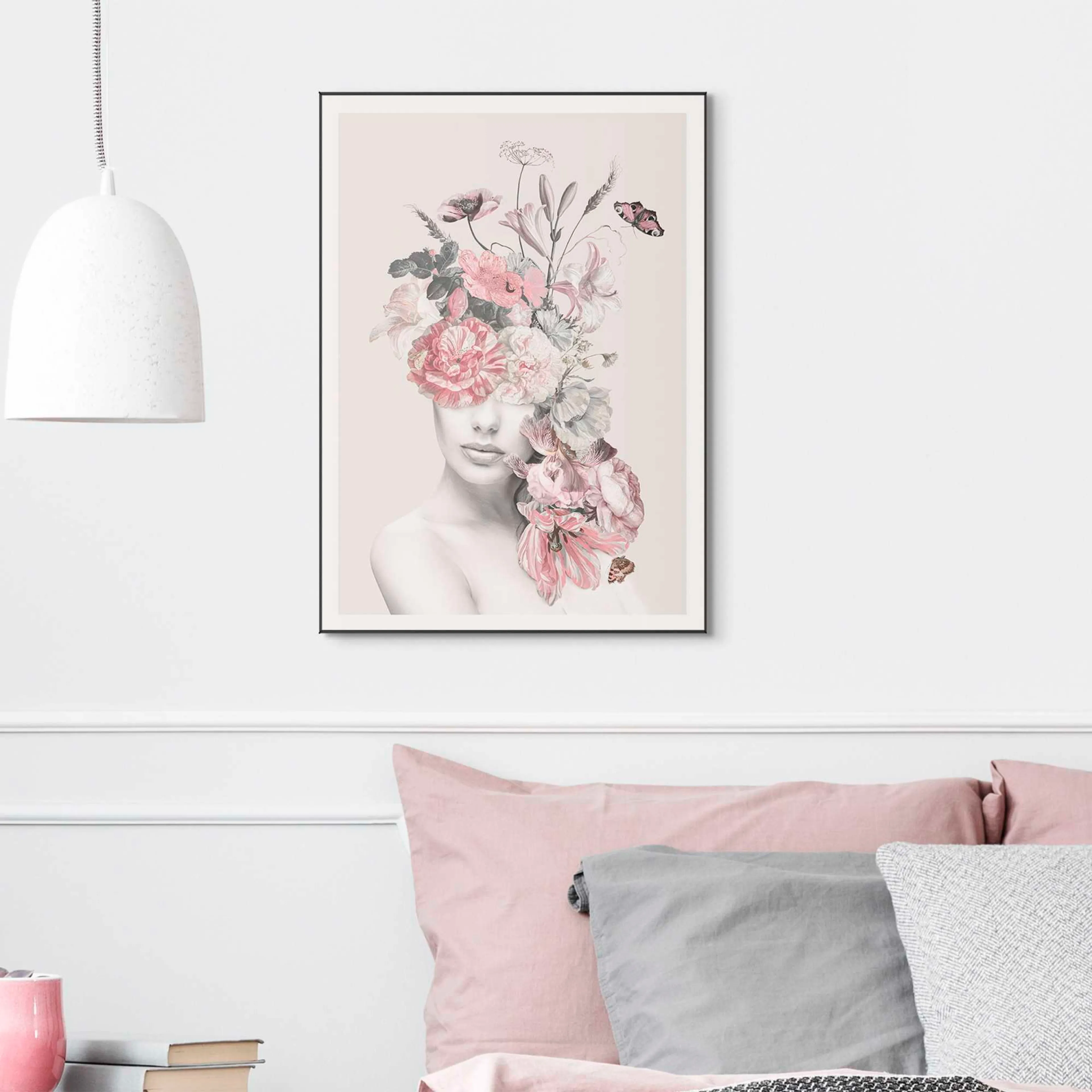 Wandbild 50 x 70 cm Floral Lady Sweet