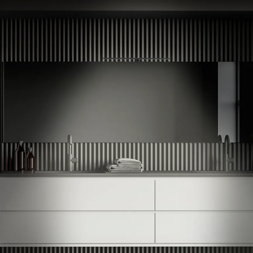 Spiegelleuchte "DUN" milieu