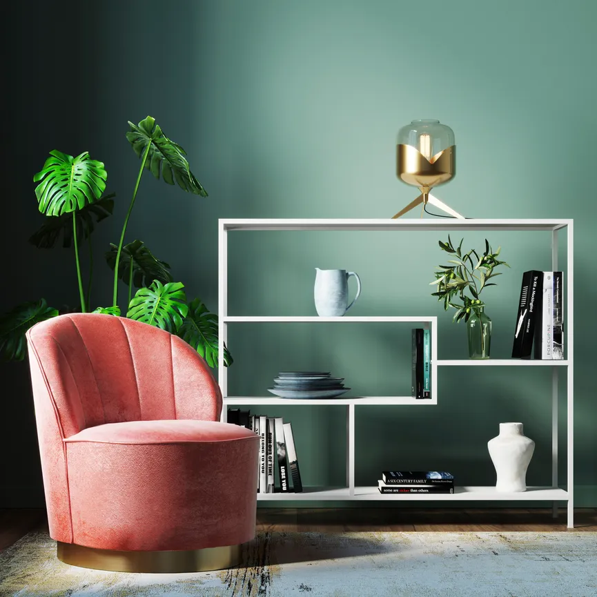 Tischleuchte "Golden Goblet" milieu