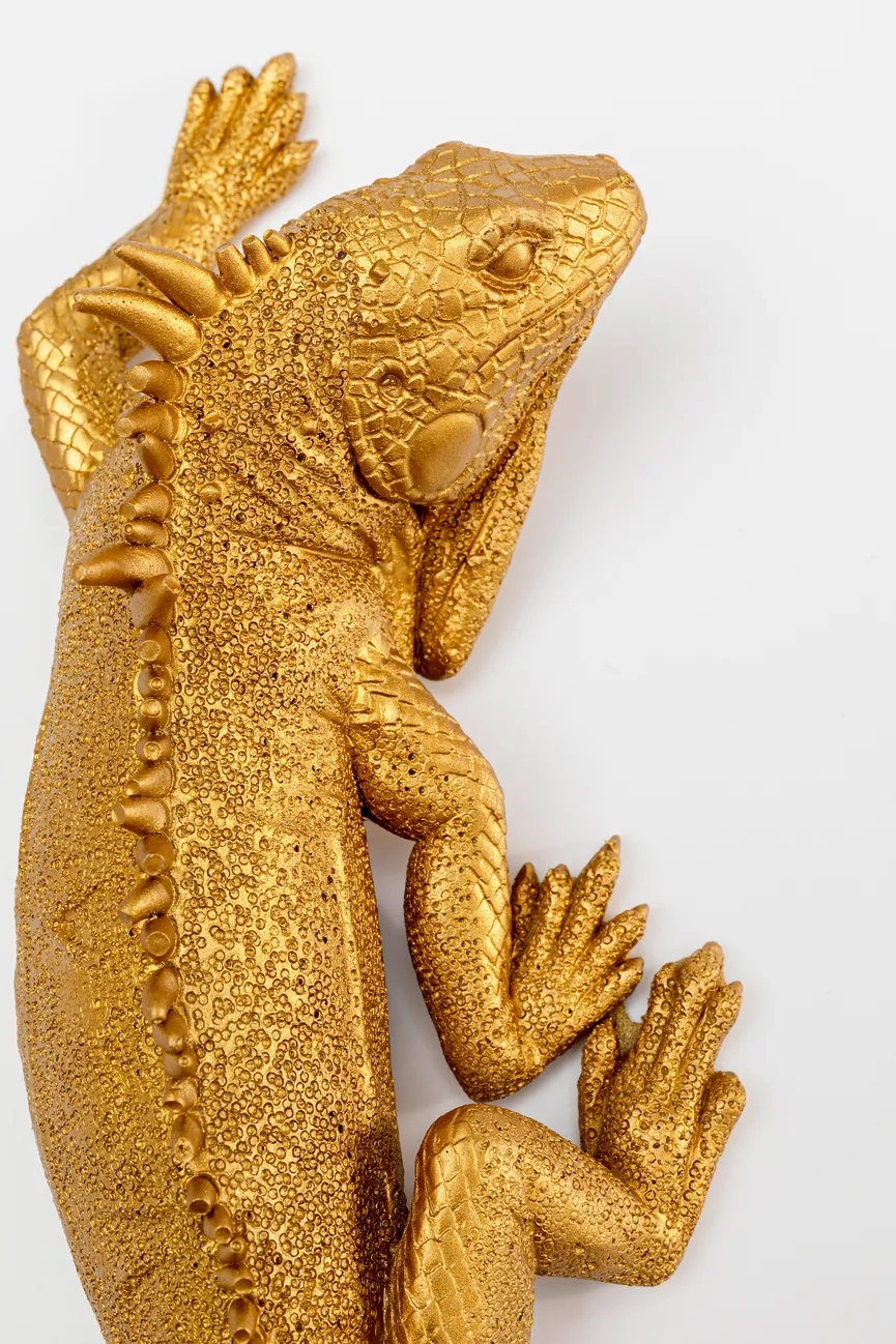 Wandobjekt "Lizard" Eidechse detail