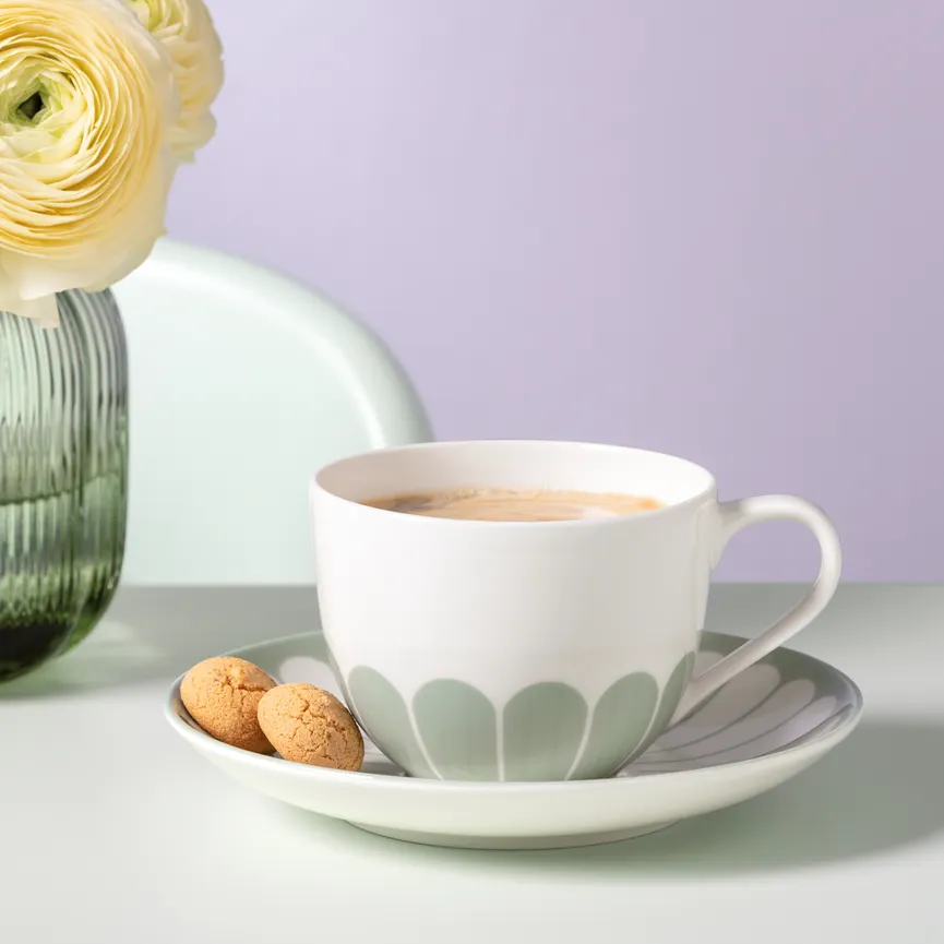 Kaffeeobertasse "Fleur" 160 ml milieu