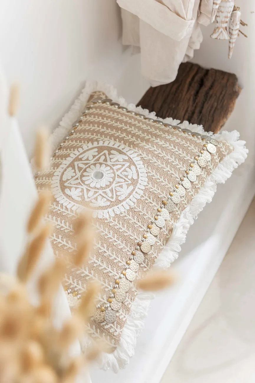 Kissen natur/beige milieu